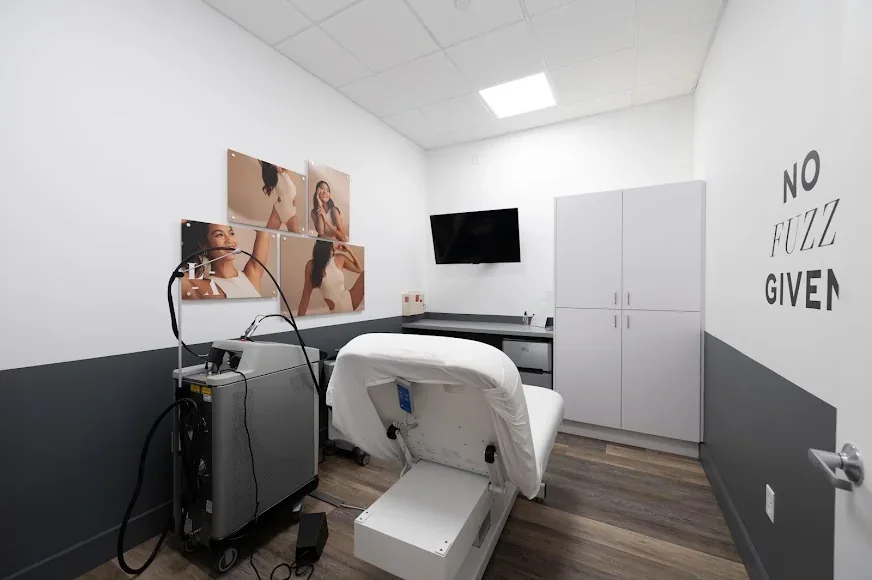 LaserAway Pembroke Pines unoccupied treatment room.