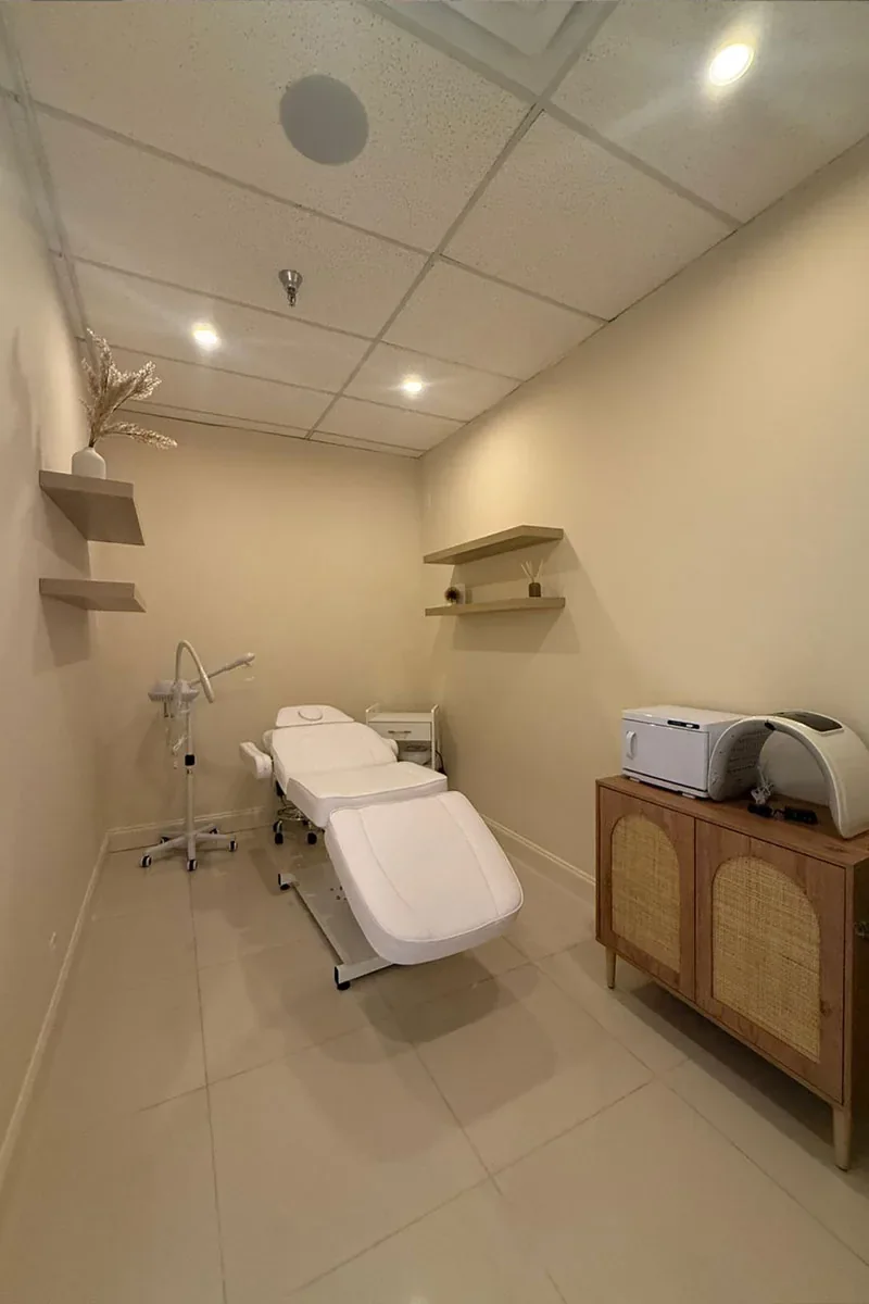 Treatment room at Earth Scientific Spa in North Palm Beach