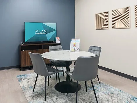 Consultation room at Milan Laser Hair Removal in Doral