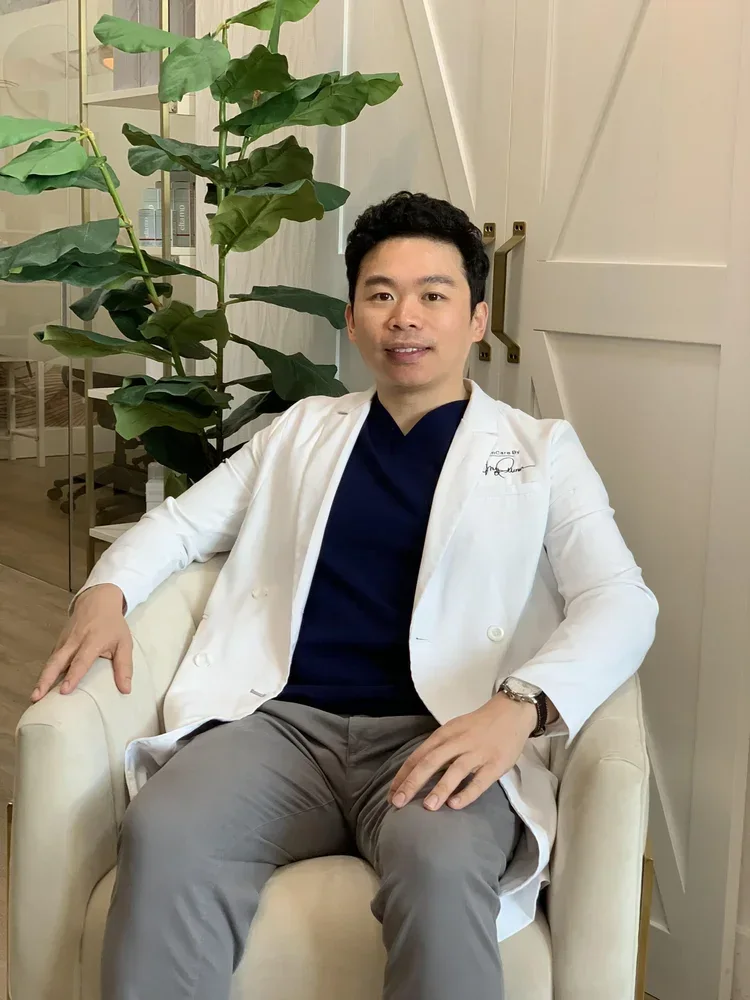 Portrait of Dr. Aaron Chen from Skincare by Amy Peterson.