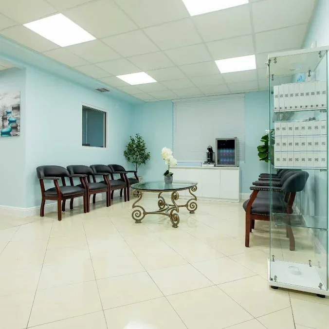 Beach Body Medspa waiting area.