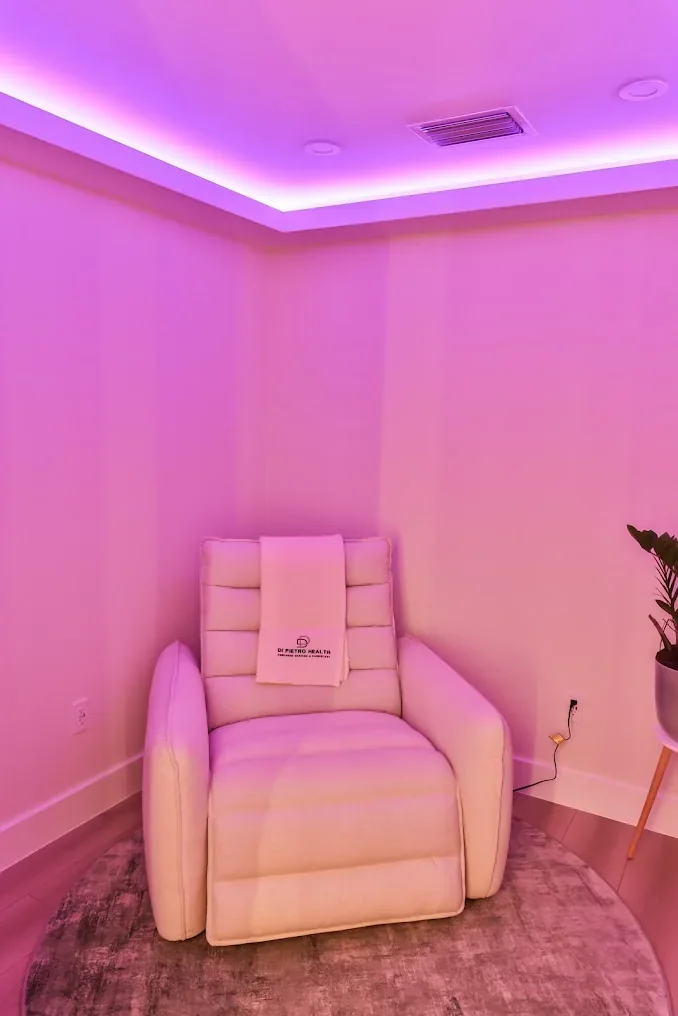 A private lounge room at Di Pietro Health.